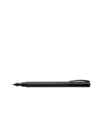FABER-CASTELL | Pluma estilográfica Ambition All Black, grosor de trazo B, negro | 
